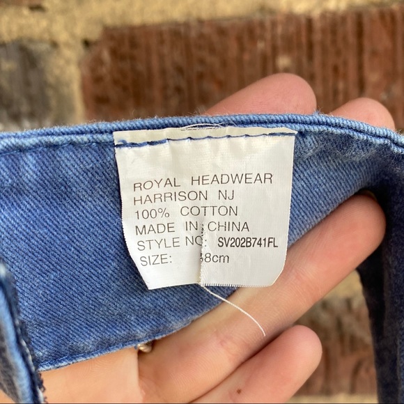 Vintage Denim Visor - Picture 4 of 4
